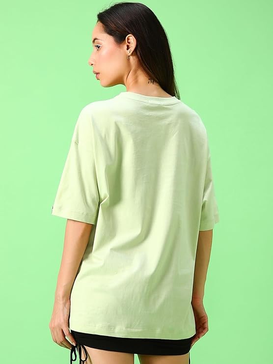 Bewakoof Women's Graphic Oversized Fit T-Shirt - Image 3